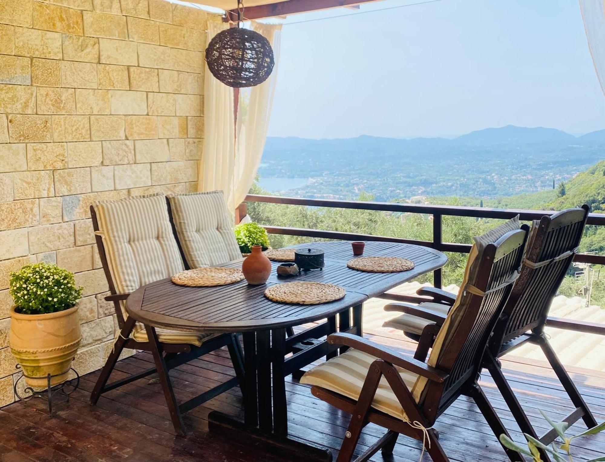 Lorantina Sea View Holiday House In Corfu - Near Barbati Beach Spartylas Exterior photo