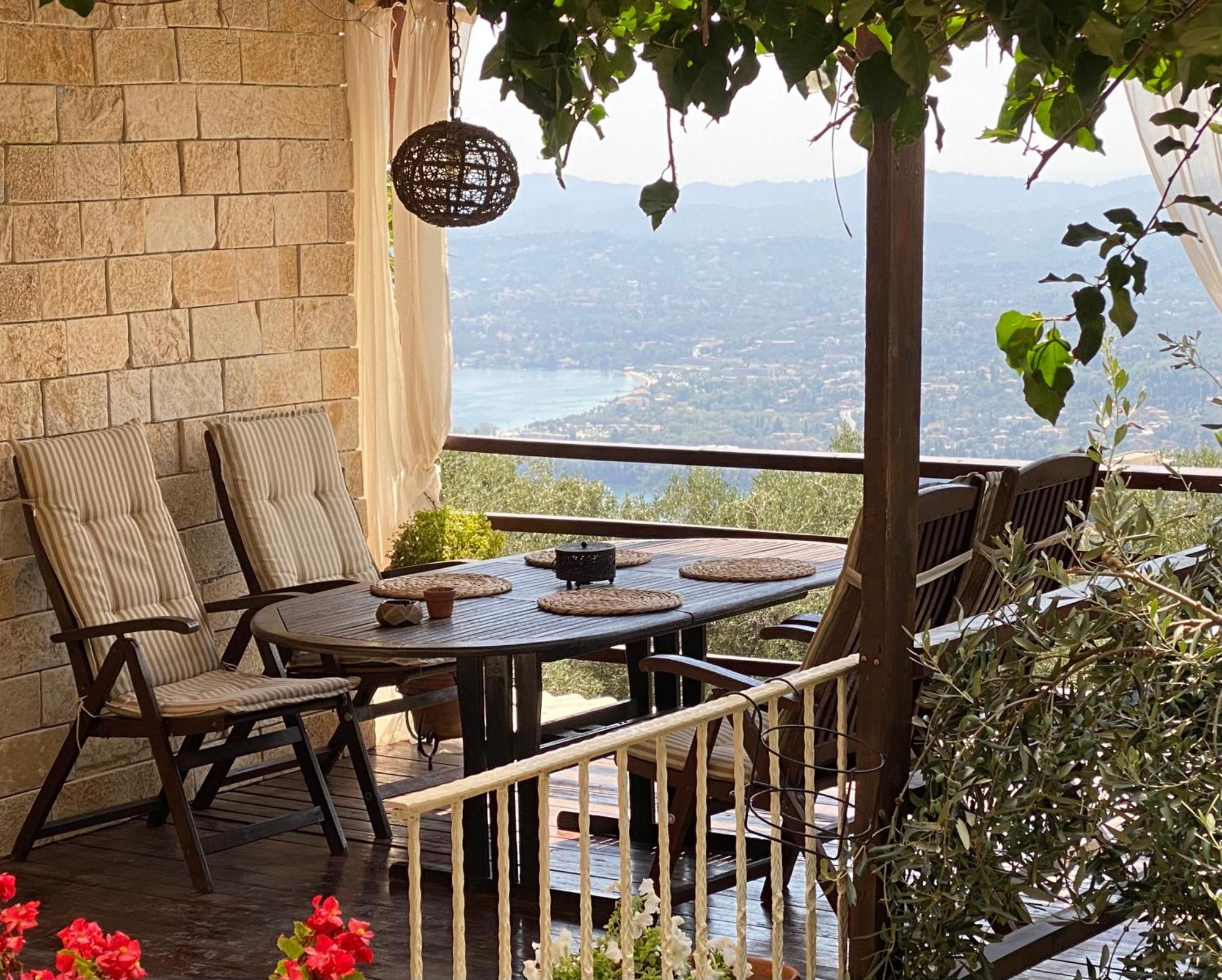 Lorantina Sea View Holiday House In Corfu - Near Barbati Beach Spartylas Exterior photo